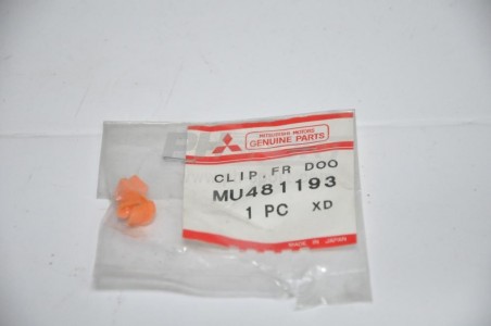 clips attache plastique orange