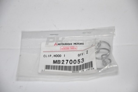 61421 jeu clips pare chaleur capot