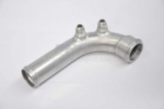 tuyau alu sortie pompe a eau coudée 90° version evo 2010