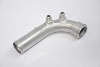 tuyau alu sortie pompe a eau coudée 90° version evo 2010