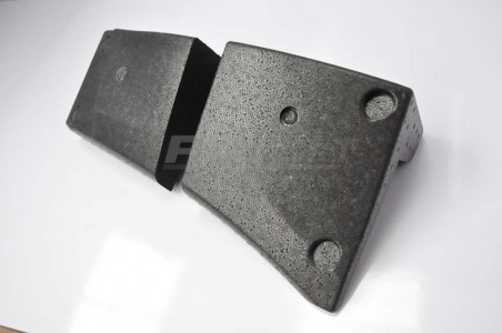 mousse aile arriere gauche