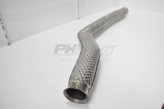 tube centrale d'échappement revetue