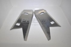 un jeu de flaps lateraux en aluminium