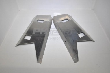 un jeu de flaps lateraux en aluminium