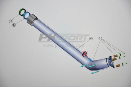 ligne echappement primaire inferieure - occasion