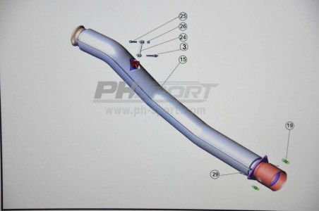 ligne echappement secondaire
